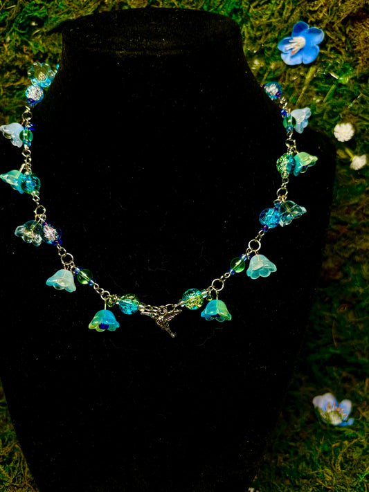 Hummingbird Garden Necklace