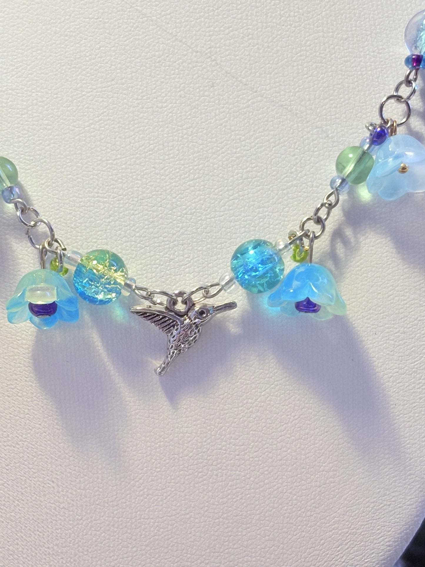 Hummingbird Garden Necklace