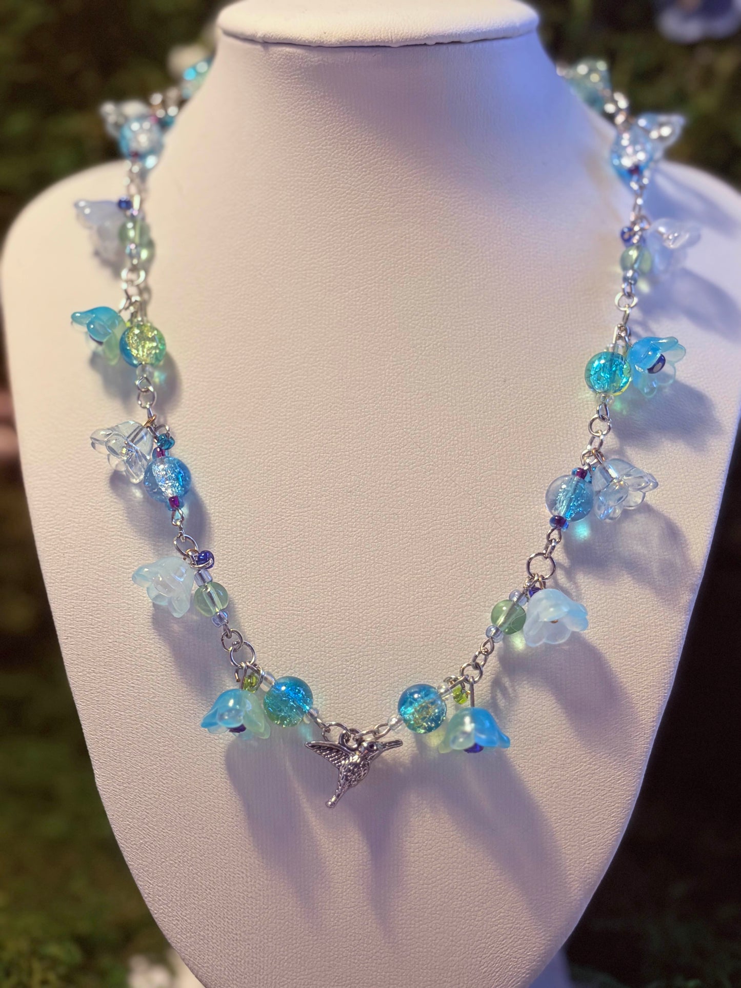 Hummingbird Garden Necklace